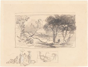 Sketches in Italy [recto], 1839-1845