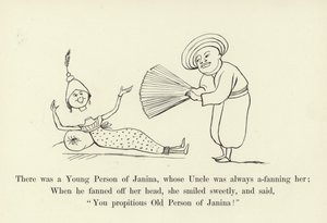 There was a Young Person of Janina, whose Uncle was Always a-Fanning Her by Edward Lear