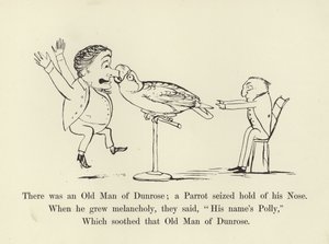 There Was an Old Man of Dunrose; a Parrot Seized Hold of His Nose by Edward Lear