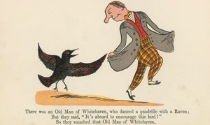 There was an Old Man of Whitehaven, who Danced a Quadrille with a Raven, from 