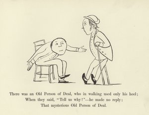 There was an Old Person of Deal, who in walking used only his heel by Edward Lear