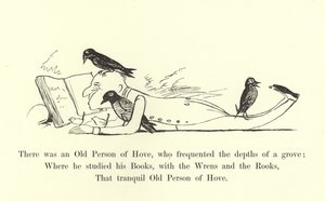 There was an Old Person of Hove, who Frequented the Depths of a Grove by Edward Lear