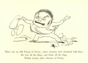 There was an Old Person of Newry, whose manners were tinctured with fury by Edward Lear