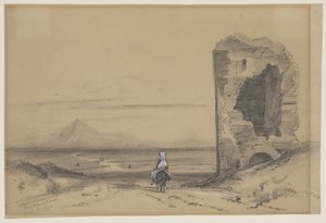 Torre Nomentana by Edward Lear