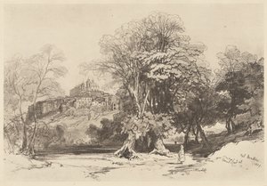 Val Montone by Edward Lear