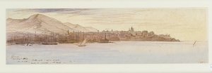 View of Genoa by Edward Lear