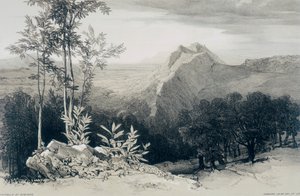 Views in Rome and Its Environs: Civitella di Subiaco by Edward Lear