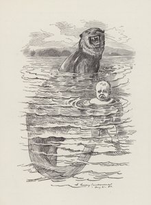 Illustration for The Water-Babies by Charles Kingsley by Edward Linley (after) Sambourne