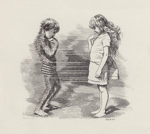 Illustration for The Water-Babies by Charles Kingsley by Edward Linley (after) Sambourne