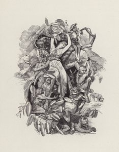 Illustration for The Water-Babies by Charles Kingsley by Edward Linley (after) Sambourne