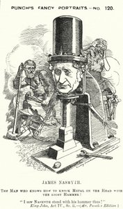 James Nasmyth, Scottish engineer and inventor of the steam hammer