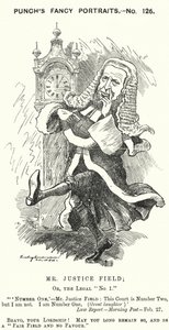 Punch cartoon: William Field by Edward Linley (after) Sambourne