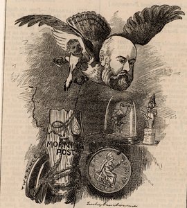 Algernon Borthwick, 1st Baron Glenesk (1830-1908) by Edward Linley Sambourne