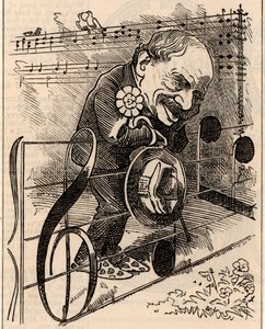 Cartoon of Julius Benedict