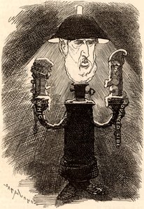 Spencer Compton Cavendish (1833-1908) English Liberal Statesman by Edward Linley Sambourne