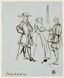 Three Figures by Edward Matthew Ward