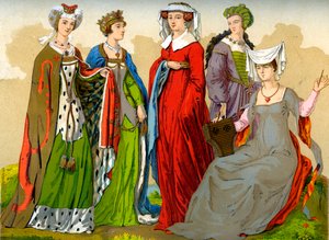 English Noblewomen, 15th-16th century 1849