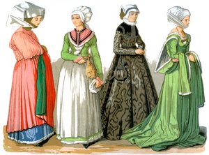 Women of Nuremberg, Germany, 16th century