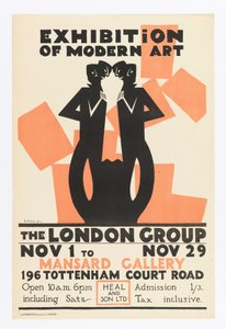 Poster, Exhibition of Modern Art-The London Group