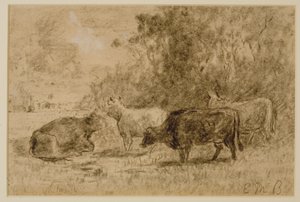 Landscape with Four Cows