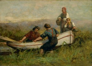People Near Boat, 1893