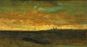 Sunset Scene by Edward Mitchell Bannister