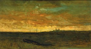 Sunset Scene by Edward Mitchell Bannister