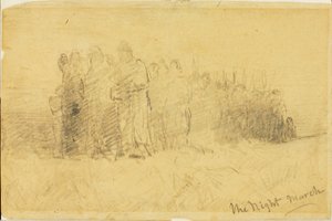The Night March by Edward Mitchell Bannister