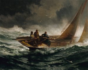 Riding out a Gale, ca. 1889