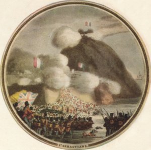 Storming of St. Sebastian, 1815, 1910