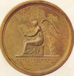 The Battles of the British Army from 1808 to 1814 - Picture medal, 1815