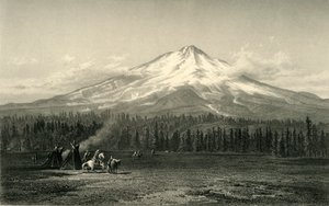 Mount Shasta, 1872 by Edward Paxman Brandard