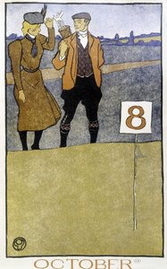 Couple Playing Golf - in 