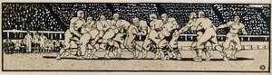Football Game by Edward Penfield