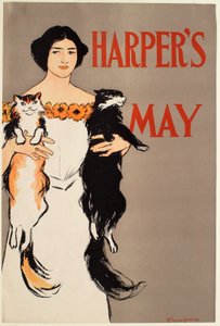 Girl Holding Two Cats