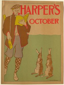 Man with a Rifle and Two Rabbits, October Harper