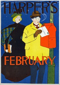 The Valentine Letter, Poster by Penfield for Harper