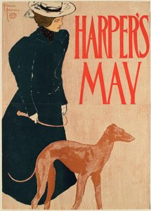 Woman in Dark Blue Suit Walking Dog, May Harper