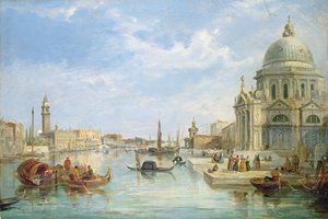 The Mouth of the Grand Canal, Venice, with Santa Maria della Salute