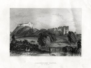 Carisbrooke Castle, Newport, Isle of Wight, 1860 by Edward Radclyffe