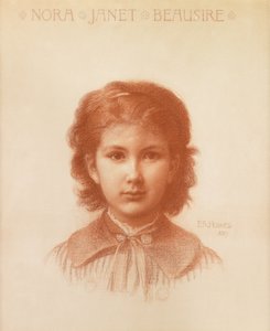 Nora Beausire, daughter of the Liverpool art collector by Edward Robert Hughes