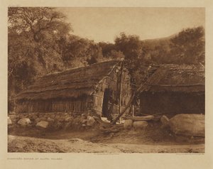 Diegueño House at Santa Ysabel by Edward S. Curtis