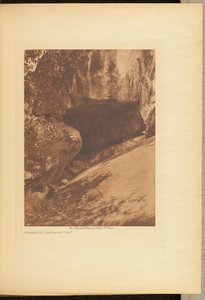 Entrance to the Painted Cave by Edward S. Curtis