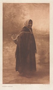 Portfolio IX, Plate 311: Basket Carrier by Edward S. Curtis