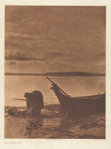 The Clam Digger by Edward S. Curtis