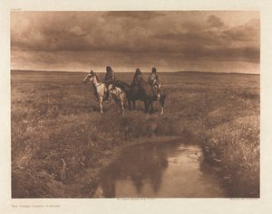 Portfolio VI, Plate 209: The Three Chiefs - Piegan