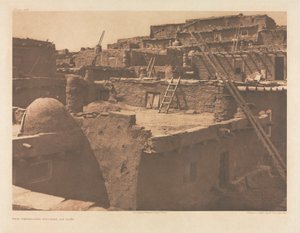 The Terraced Houses of Zuñi (Portfolio XVII, Plate 609) by Edward S. Curtis