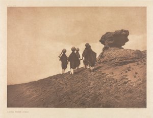 Portfolio XVI, Plate 573: Acoma Water Girls by Edward S. Curtis