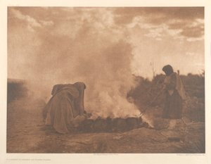 Pottery Burners at Santa Clara by Edward S. Curtis