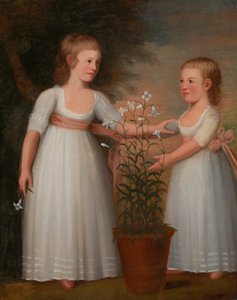 The Davis Children Eliza Cheever Davis and John Derby Davis, 1795